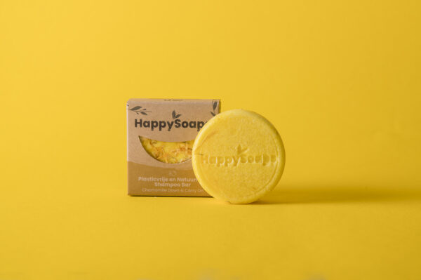 HappySoaps Shampoo camomile down & carry on
