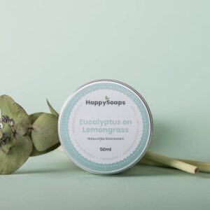 HappySoaps deodorant eucalyptus lemongrass