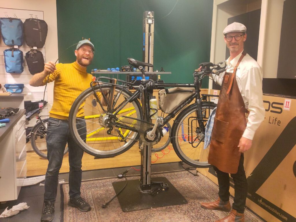 Sleutelen in de werkplaats van Saint Christopher