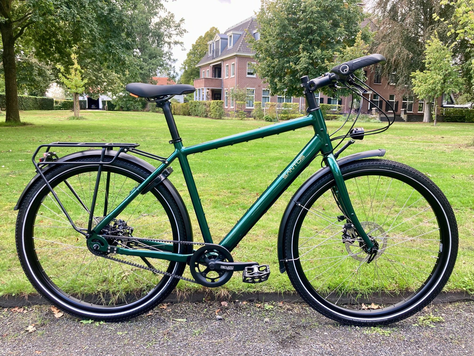 Occasion Santos Travelmaster 3+ Rohloff H53. Royal Green metallic.